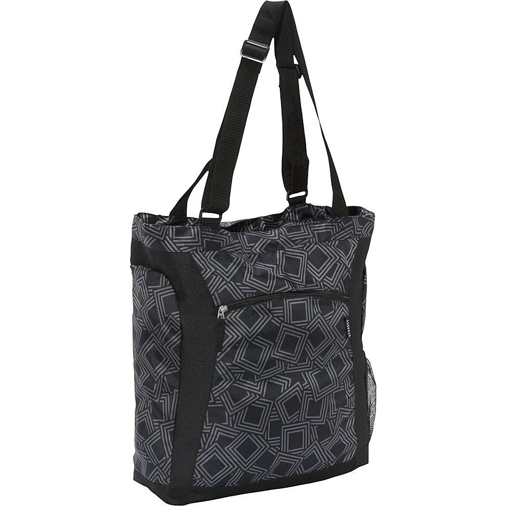 Everest Deluxe Utility Laptop Tote Gray Black Everest Women s Business Bags