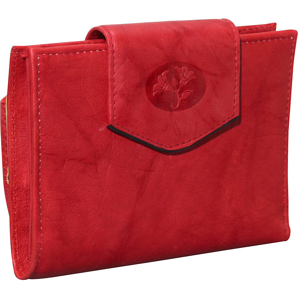 Buxton Heiress Ladies Cardex Red Buxton Women s Wallets