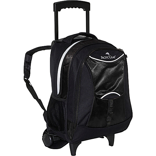 Backpack with Front & Side Pockets Turquoise / Black - Everest School ...