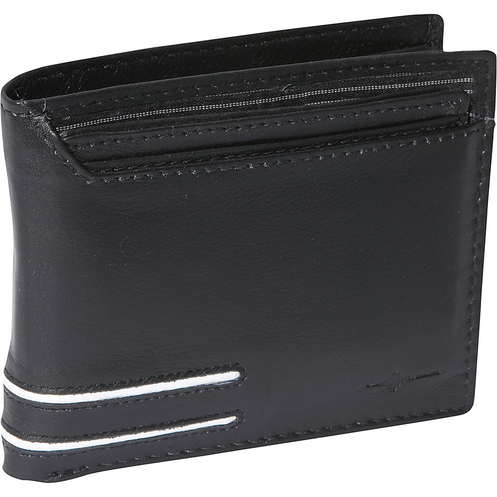 Buxton Luciano Convertible Thinfold RFID Black