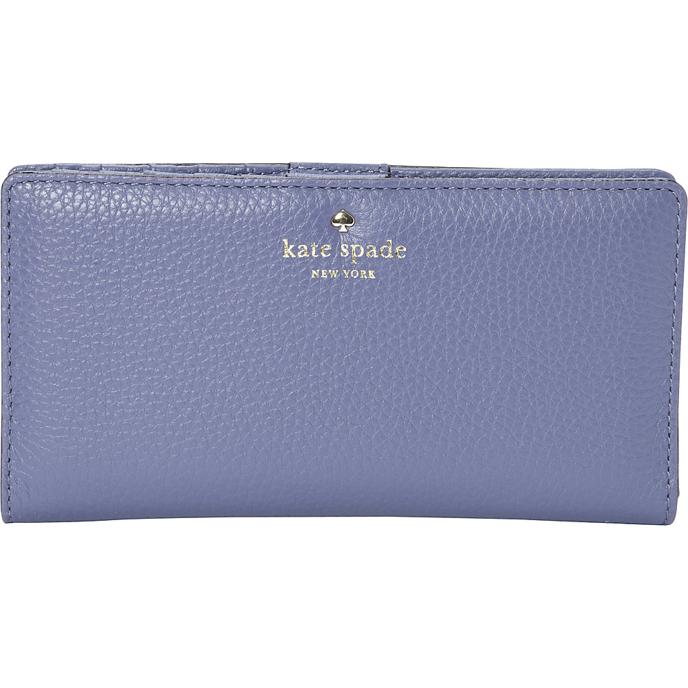 kate spade new york Cobble Hill Stacy Continental Wallet Oyster Blue kate spade new york Women s Wallets