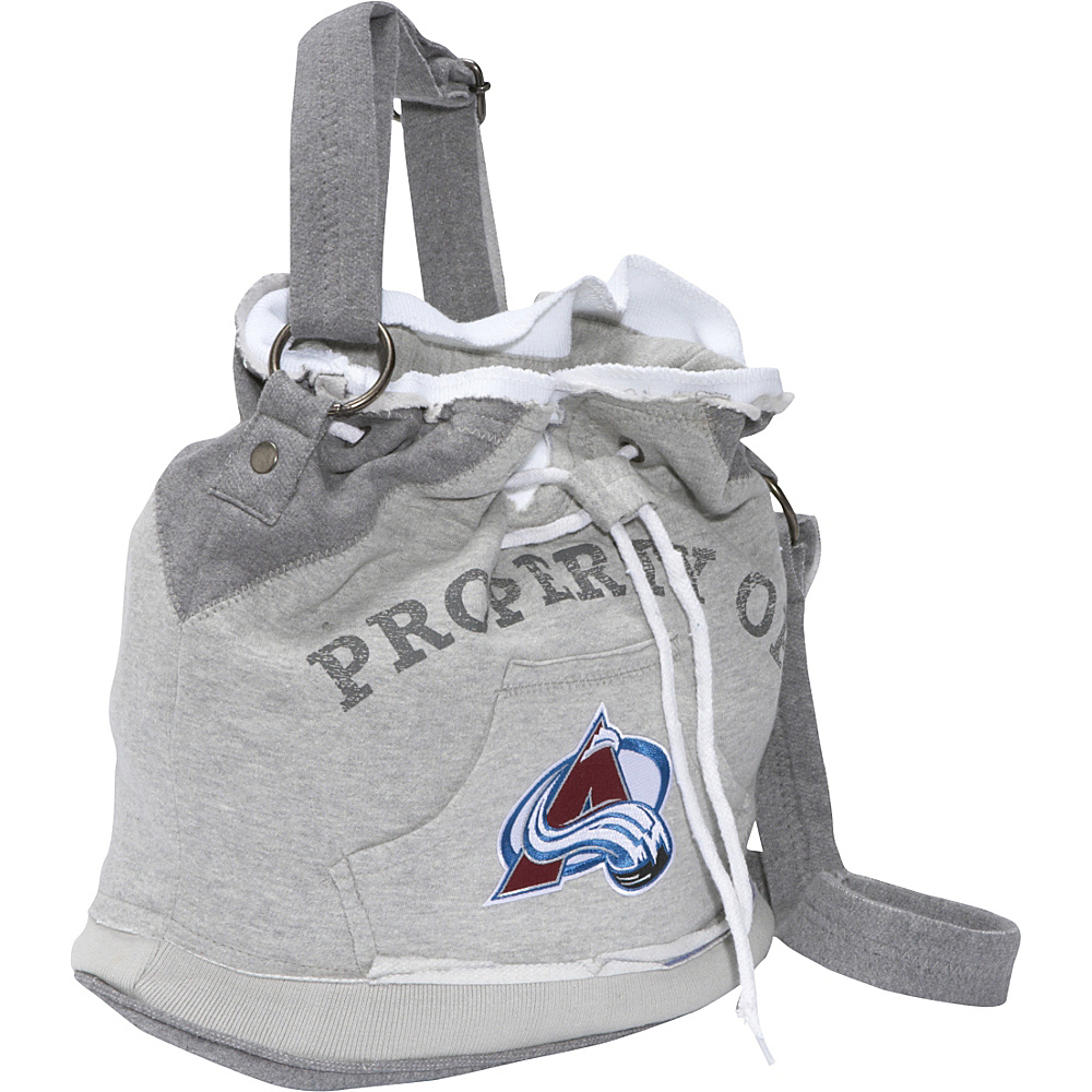 Littlearth NHL Hoodie Duffel Grey Colorado Avalanche Colorado Avalanche Littlearth Fabric Handbags