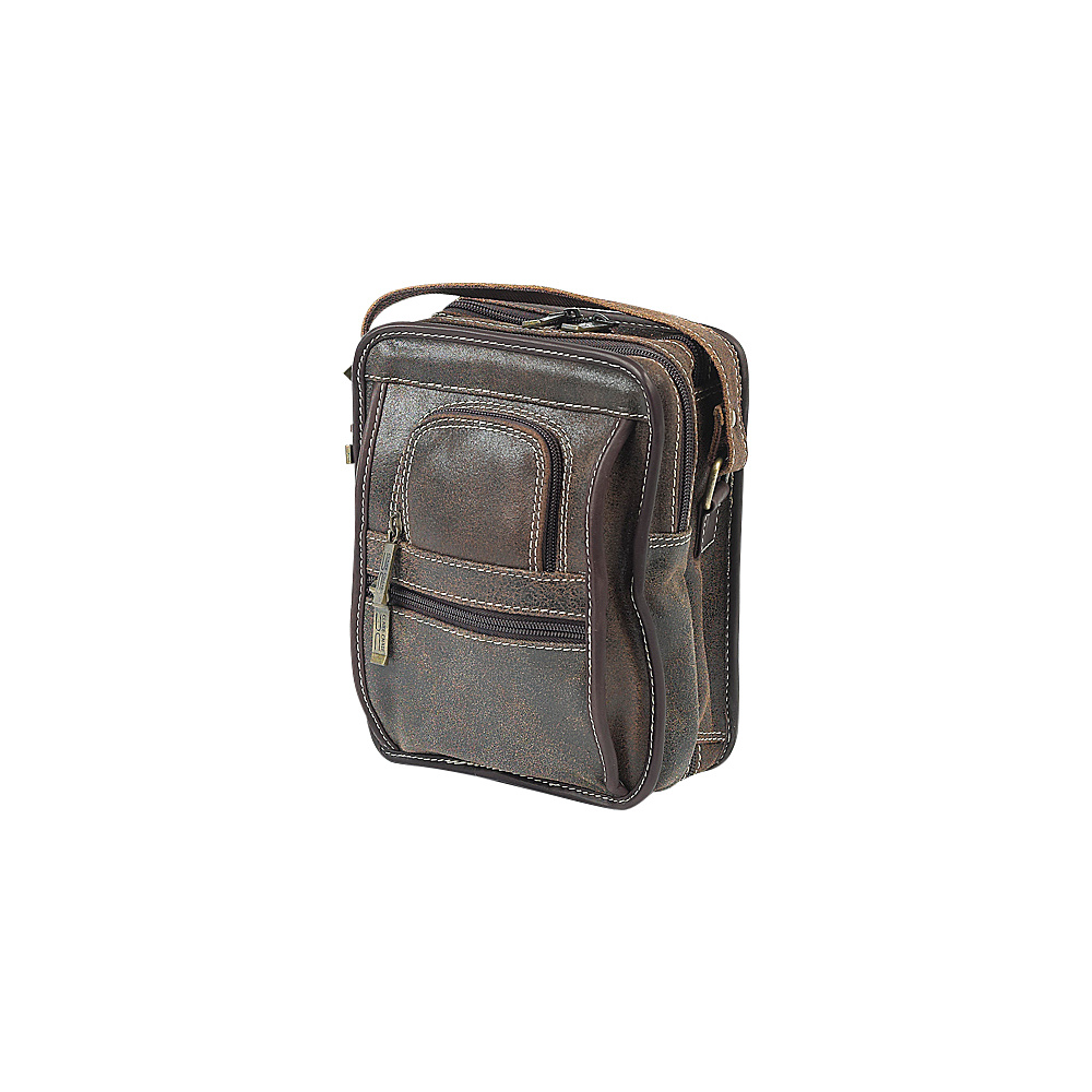ClaireChase Ultimate Man Bag Distressed Brown