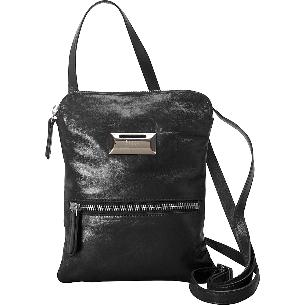 Latico Leathers Dora Crossbody Black Latico Leathers Leather Handbags
