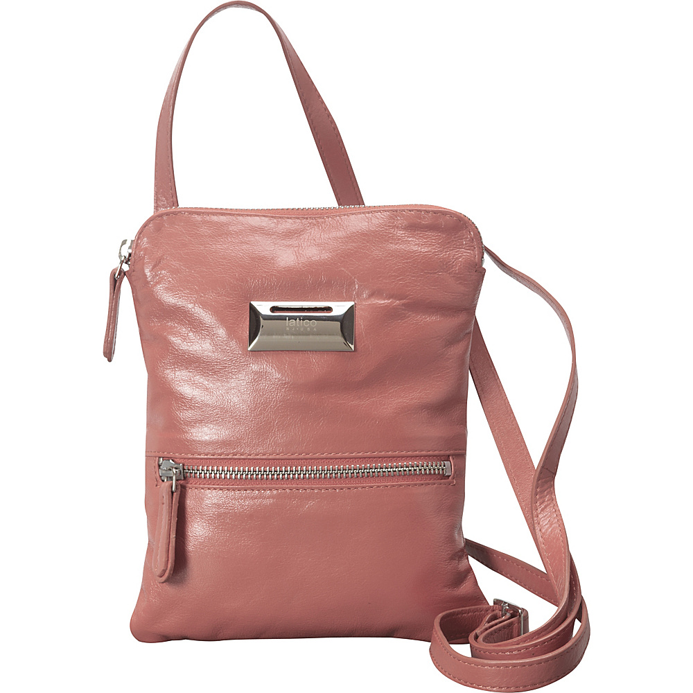 Latico Leathers Dora Crossbody Pink Latico Leathers Leather Handbags