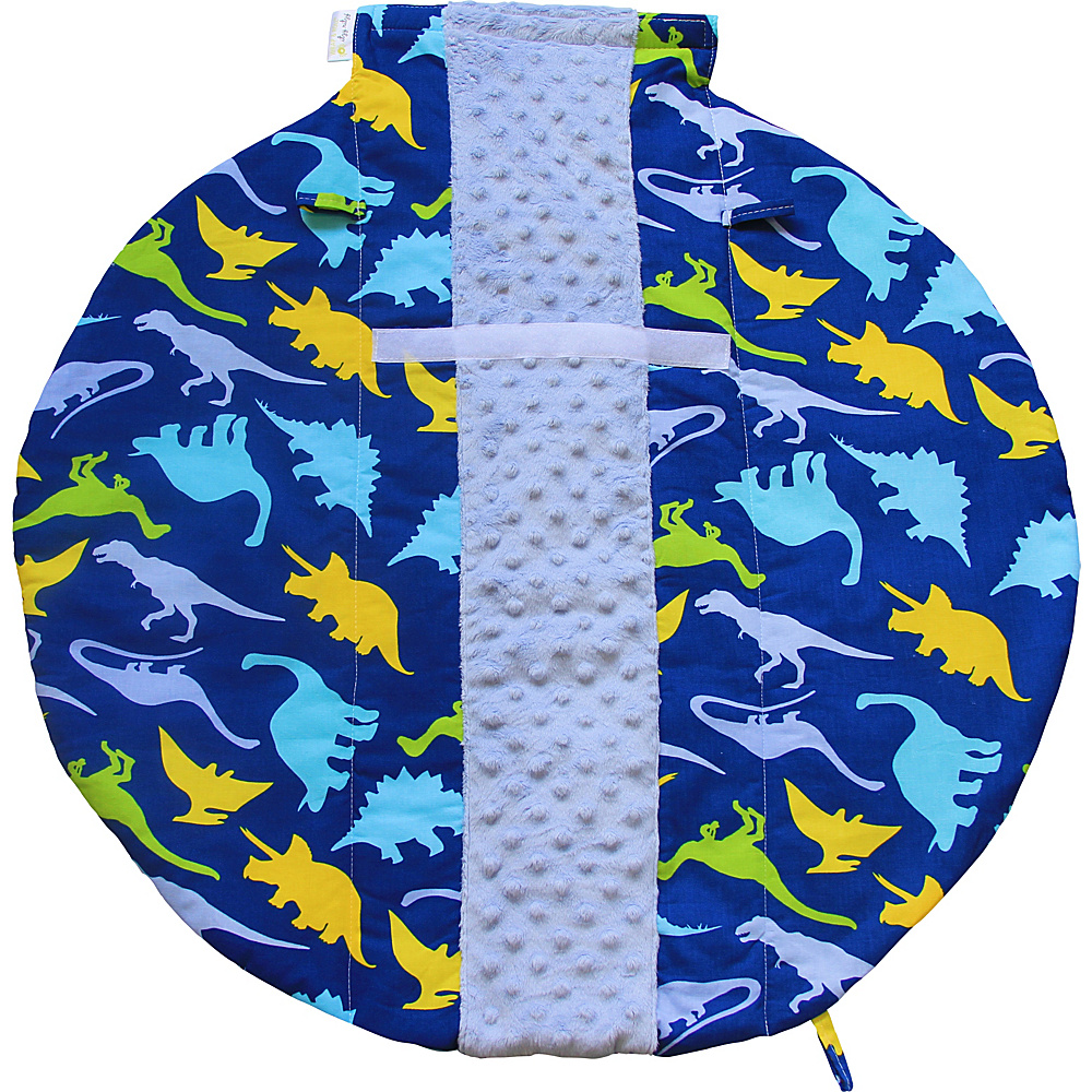 Itzy Ritzy Wrap Roll Infant Carrier Arm Pad Tummy Time Mat Dino Mite! Itzy Ritzy Diaper and Baby Accessories
