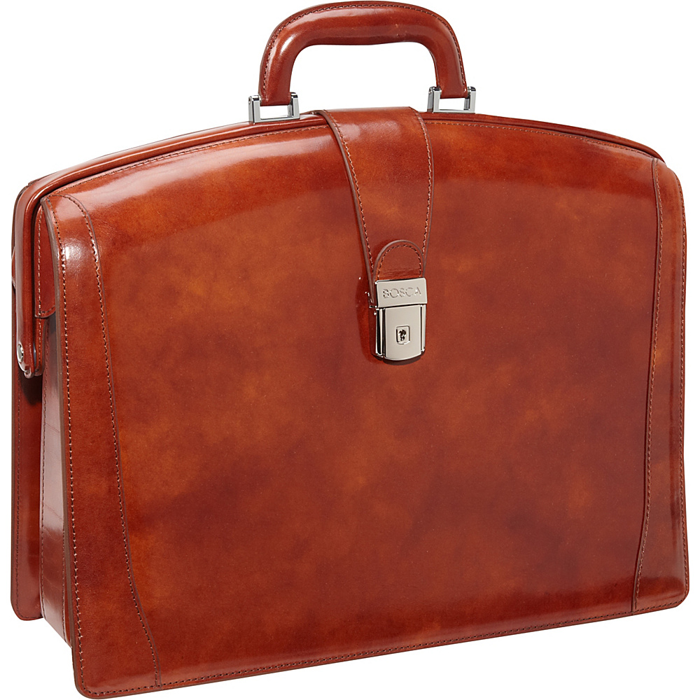 Bosca Partners Brief Old Leather Amber 27 Bosca Non Wheeled Business Cases