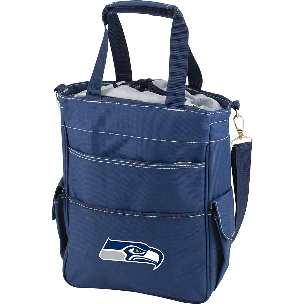 Picnic Time Seattle Seahawks Activo Cooler Seattle Seahawks Navy Picnic Time Travel Coolers