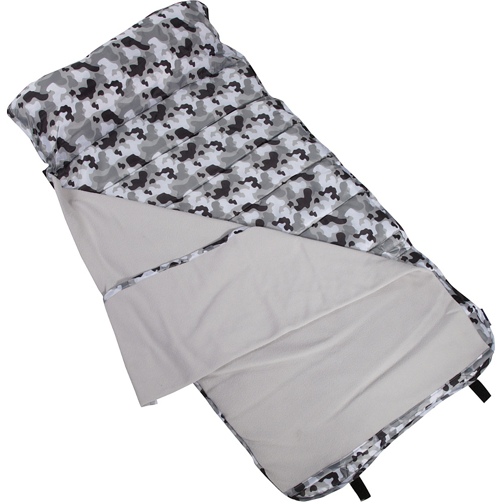Wildkin Grey Camo Easy Sleep Nap Mat Grey Camo Wildkin Travel Pillows Blankets