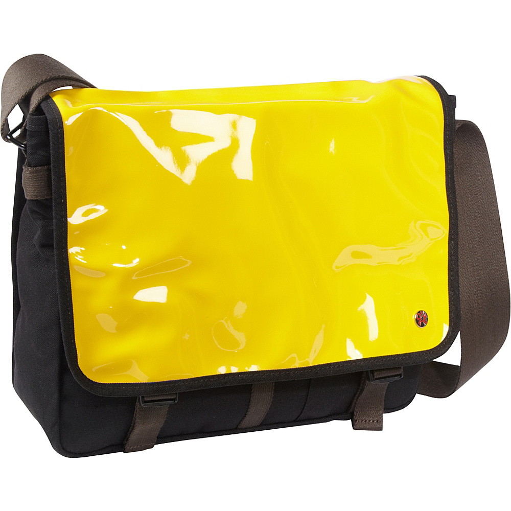 TOKEN Metropolitan Enamel DJ Bag M Yellow TOKEN Messenger Bags