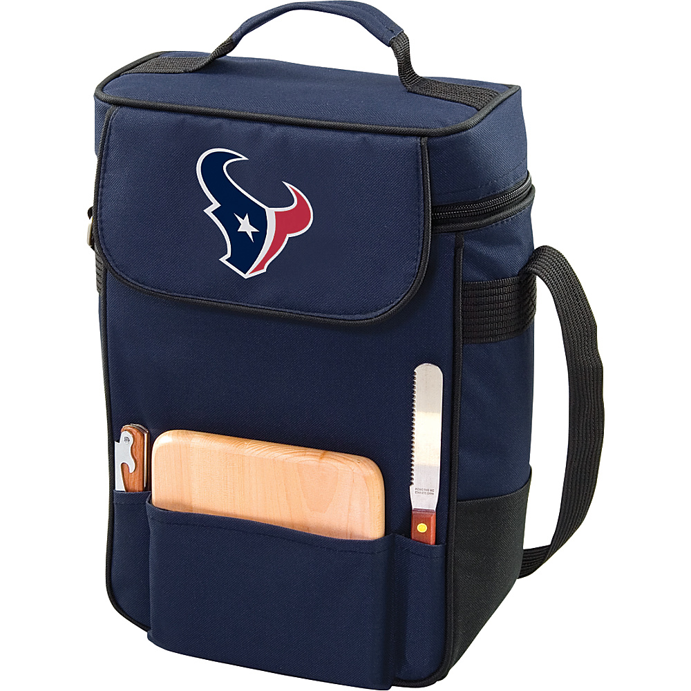 Picnic Time Houston Texans Duet Wine Cheese Tote Houston Texans Navy Picnic Time Travel Coolers