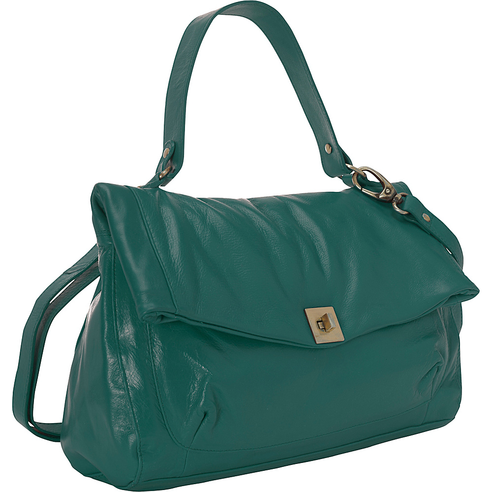 Latico Leathers Ellis Satchel Sea Green Latico Leathers Leather Handbags