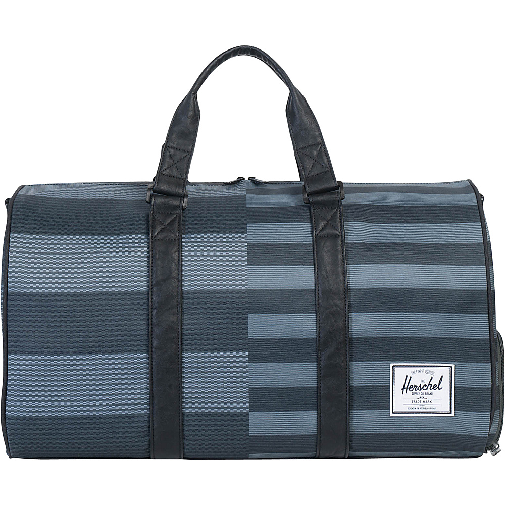 Herschel Supply Co. Novel Duffel Routes Black Synthetic Leather Herschel Supply Co. All Purpose Duffels