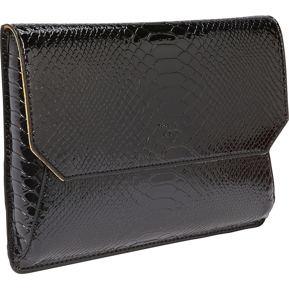 Women In Business Francine Collection 7 Snake Skin Tablet Envelope Black Women In Business Electronic Cases