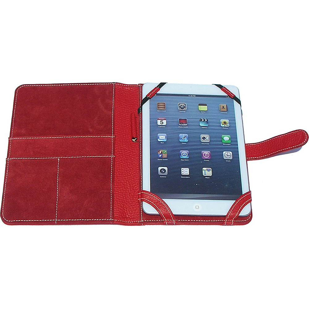 pb travel Luxury Leather Kindle Cover Red pb travel Electronic Cases