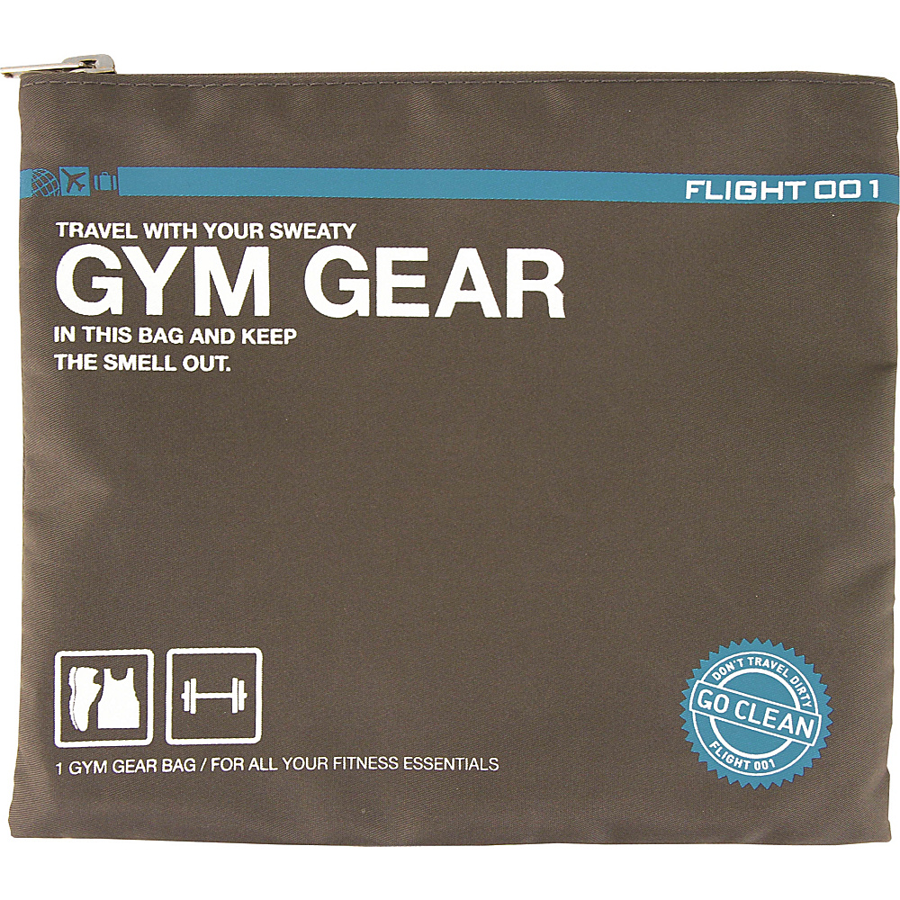Flight 001 Go Clean Gym Gear Charcoal Flight 001 Travel Organizers