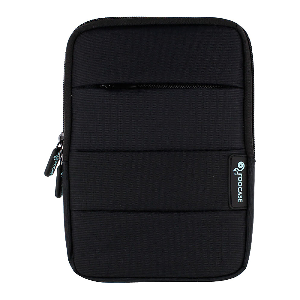 rooCASE Xtreme Super Foam Sleeve for 6 8 Tablet Black rooCASE Electronic Cases