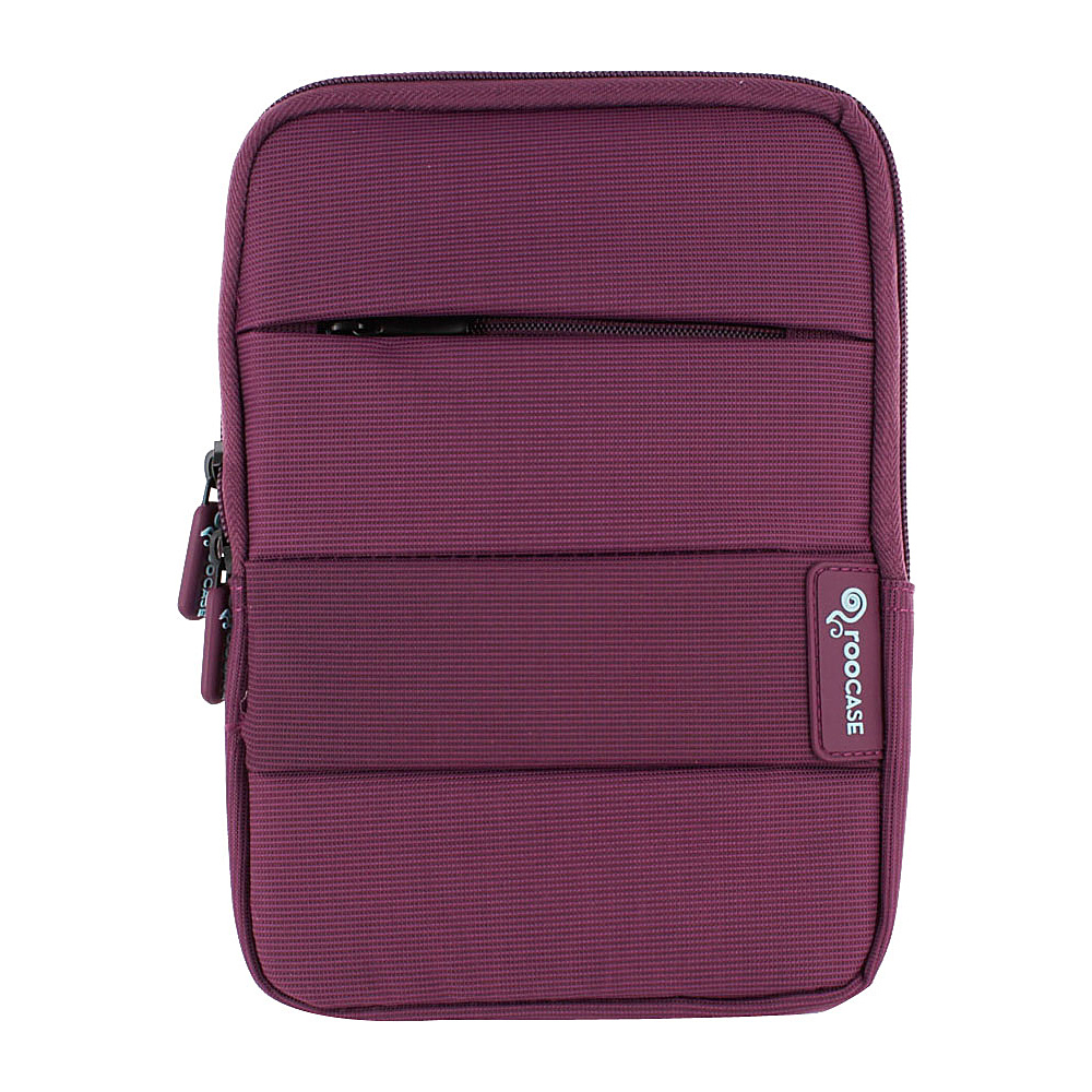 rooCASE Xtreme Super Foam Sleeve for 6 8 Tablet Purple rooCASE Electronic Cases