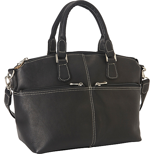 Le Donne Leather Classic Satchel Black - Le Donne Leather Leather Handbags