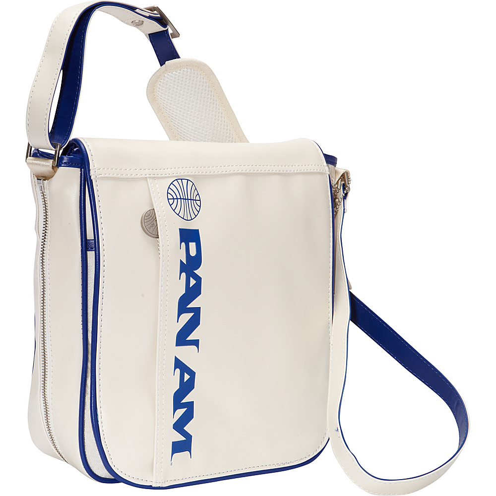 Pan Am Originals Uni Bag Reloaded Vintage White Pan Am Blue Pan Am Messenger Bags