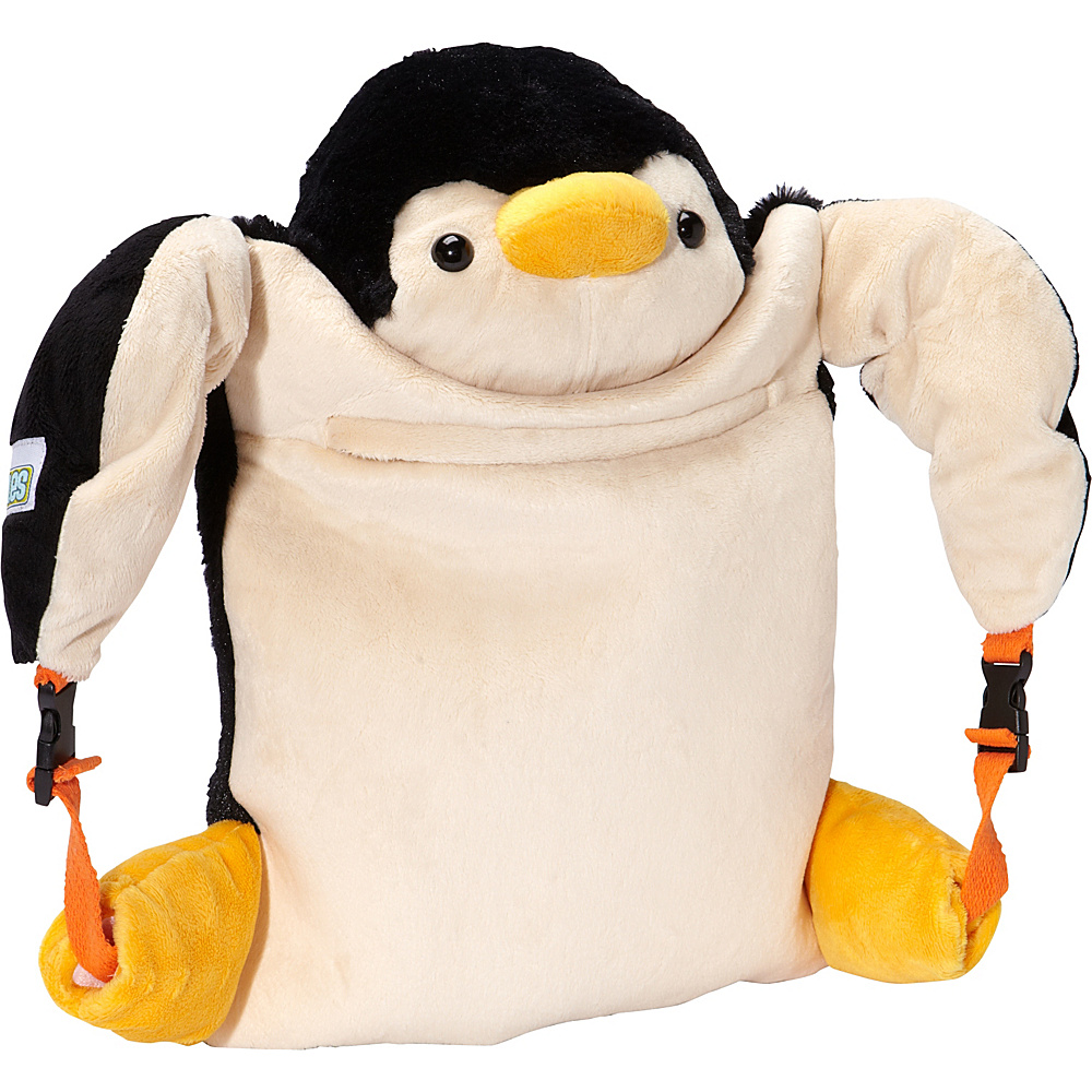 Wildkin Penguin Luggable Children s Backpack Black Wildkin Everyday Backpacks