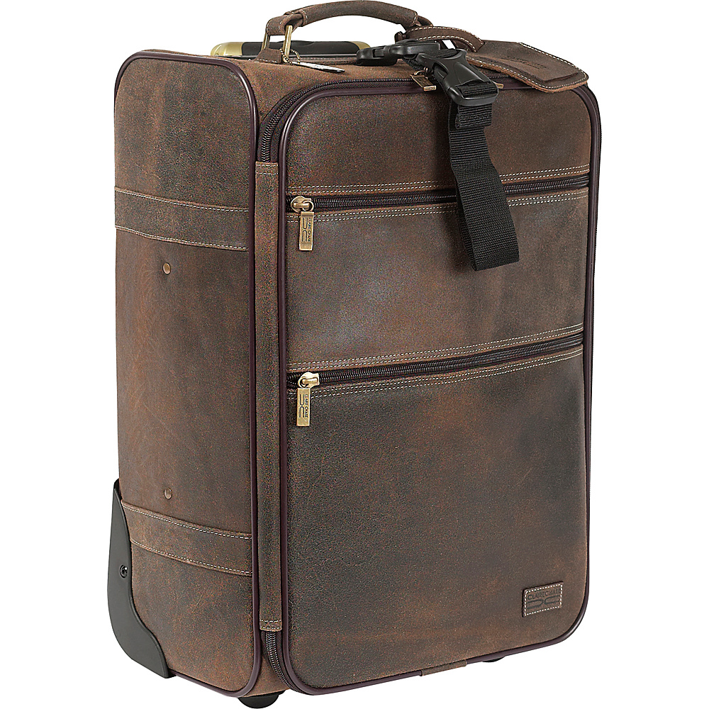 ClaireChase Classic 22 Pullman Upright Distressed Brown ClaireChase Softside Carry On