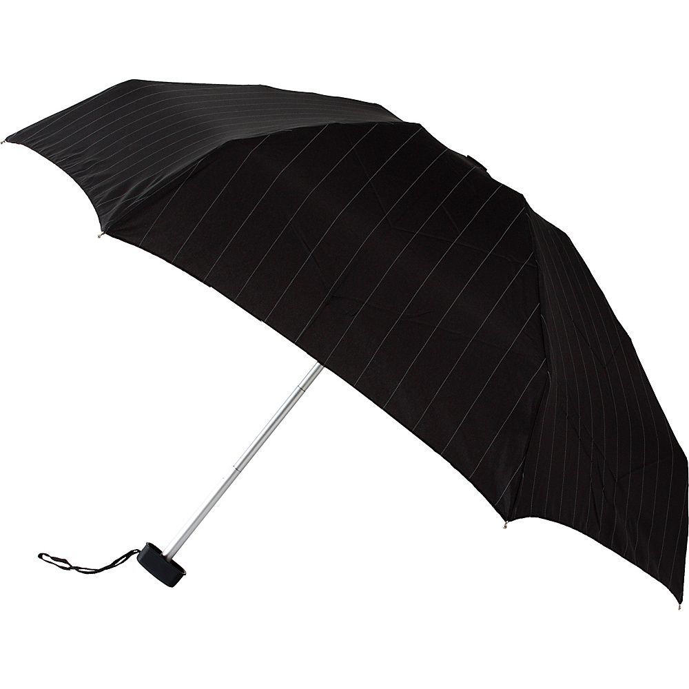 Leighton Umbrellas Genie pinstripes black white Leighton Umbrellas Umbrellas and Rain Gear