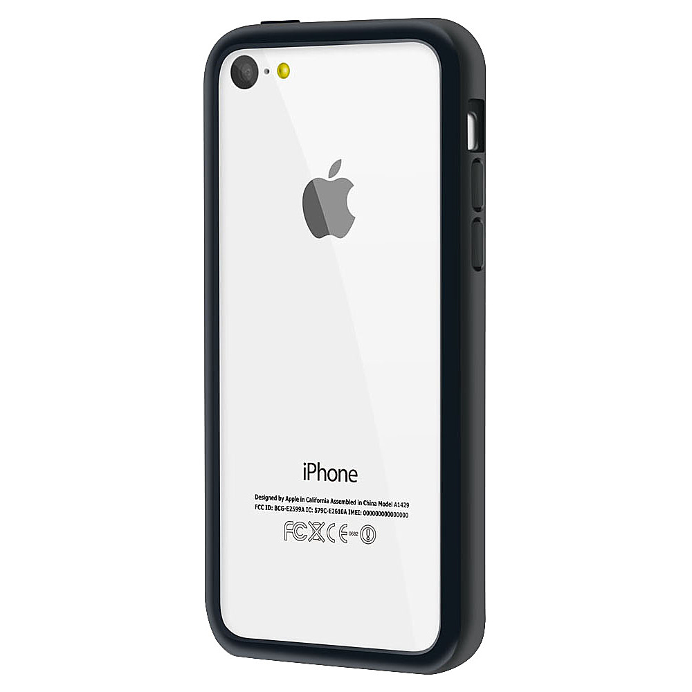 rooCASE TPU Bumper Case for iPhone 5C Black rooCASE Electronic Cases