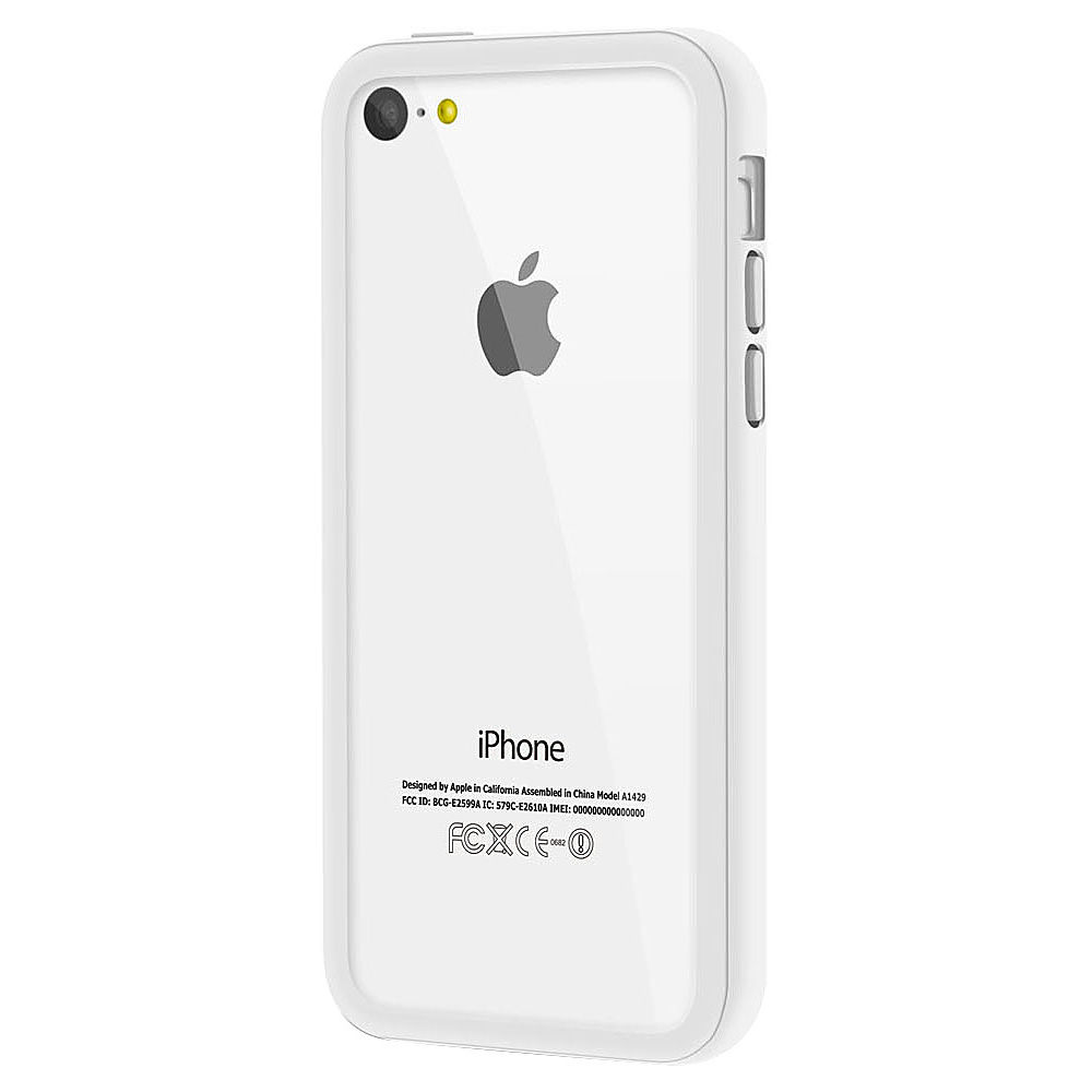 rooCASE TPU Bumper Case for iPhone 5C White rooCASE Electronic Cases