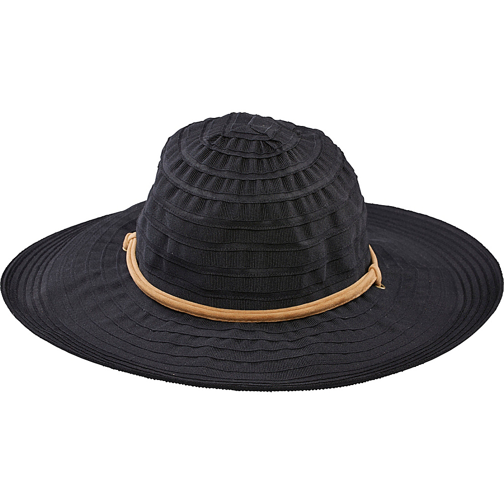 San Diego Hat Chin Cord Ribbon Floppy Black San Diego Hat Hats Gloves Scarves