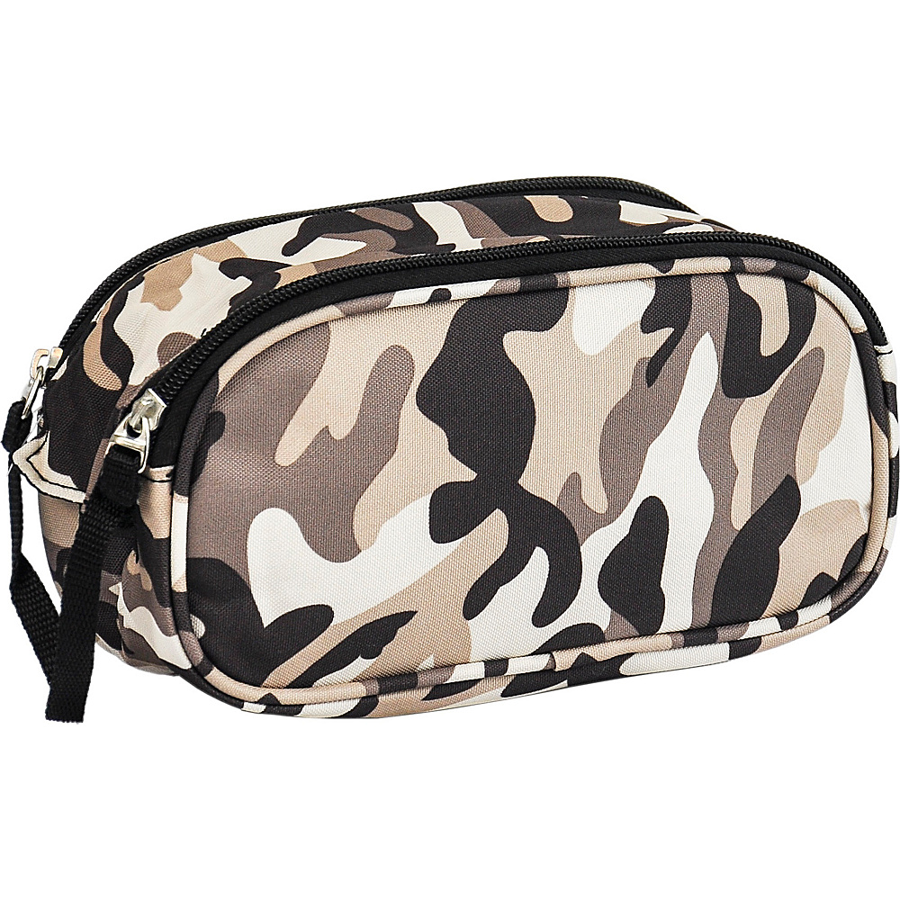 Obersee Kids Toiletry and Accessory Train Case Bag Camo Obersee Toiletry Kits