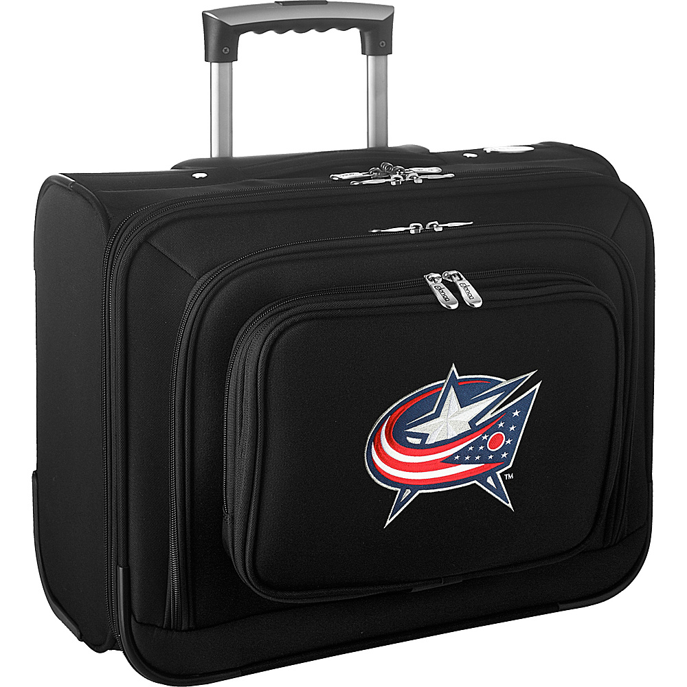 Denco Sports Luggage NHL 14 Laptop Overnighter Columbus Blue Jackets Denco Sports Luggage Wheeled Business Cases