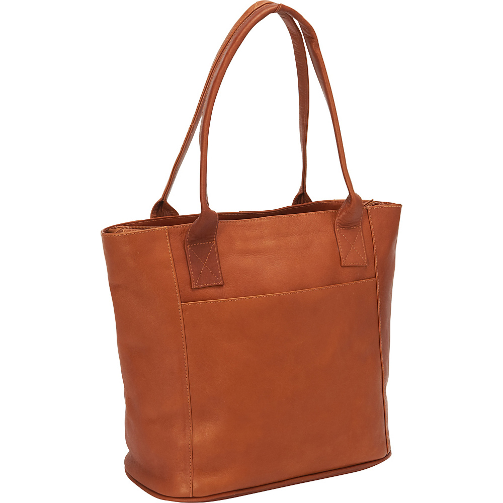 Piel Small Tote Bag Saddle Piel Leather Handbags