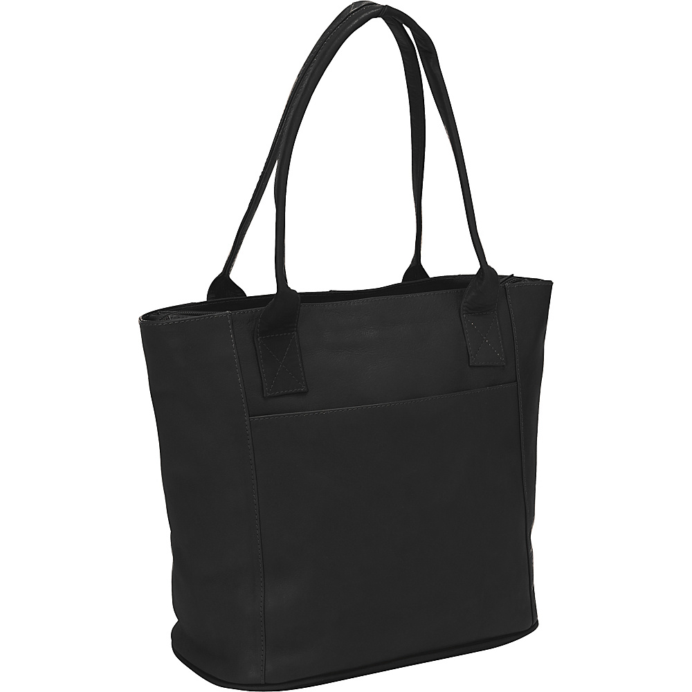 Piel Small Tote Bag Black Piel Leather Handbags