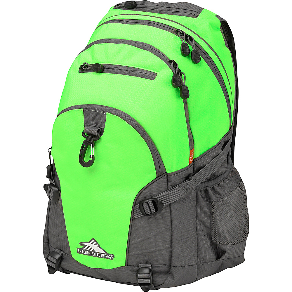 High Sierra Loop Backpack Lime Slate High Sierra Everyday Backpacks