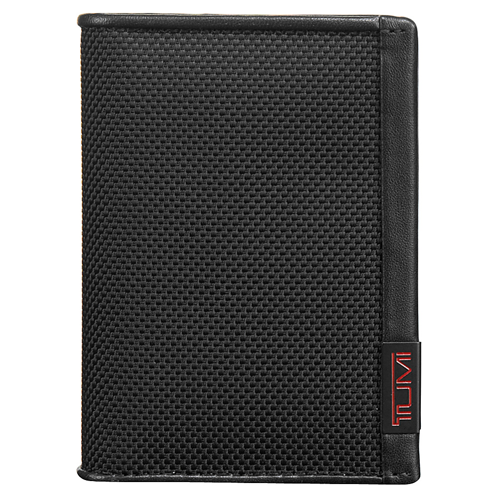 Tumi Alpha Gusseted Card Case with ID Black Tumi Men s Wallets
