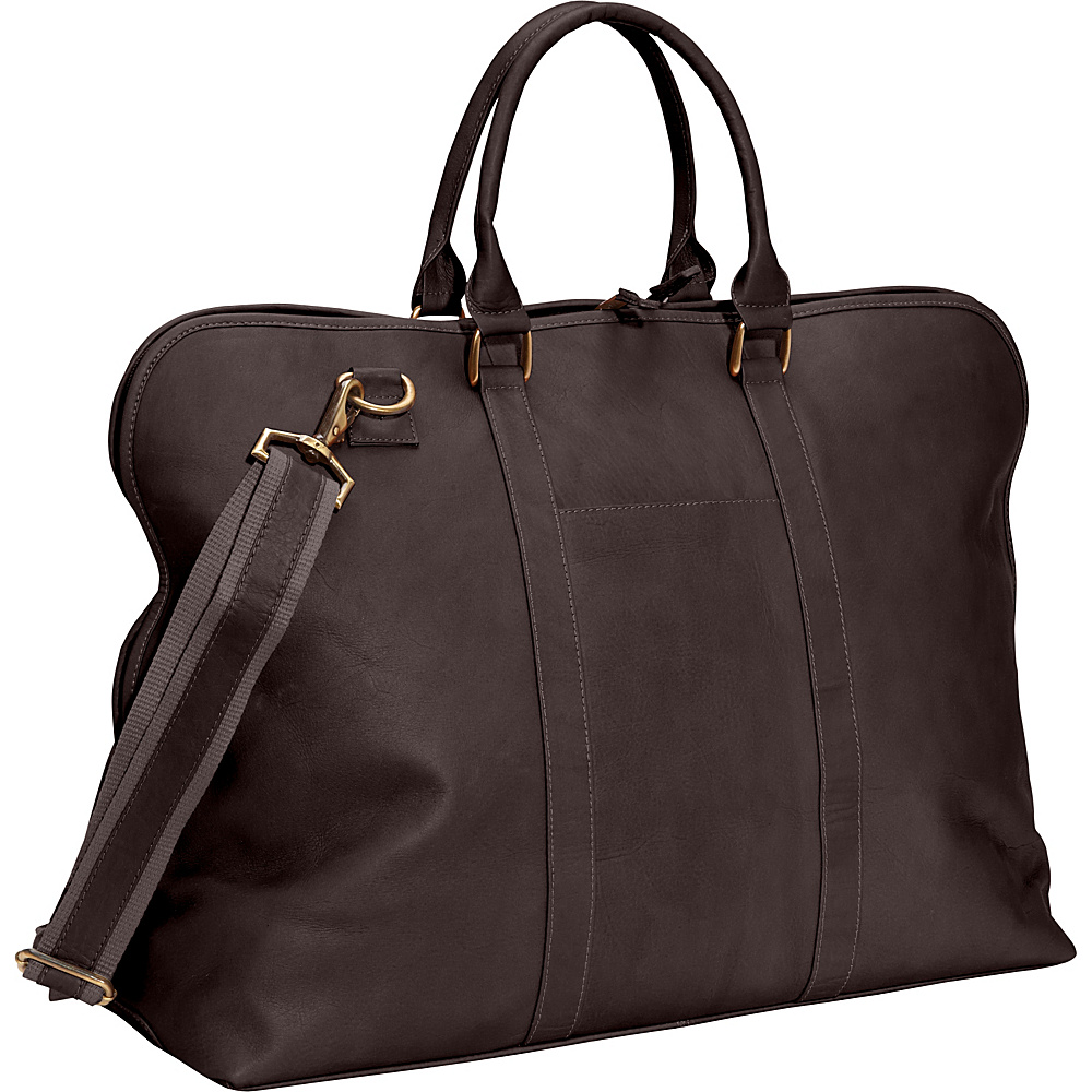 Clava Leather Weekender Satchel Vachetta Cafe Clava Luggage Totes and Satchels