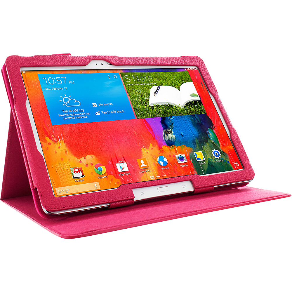rooCASE Samsung Galaxy Tab Pro 12.2 Note Pro 12.2 Dual View Case Magenta rooCASE Electronic Cases