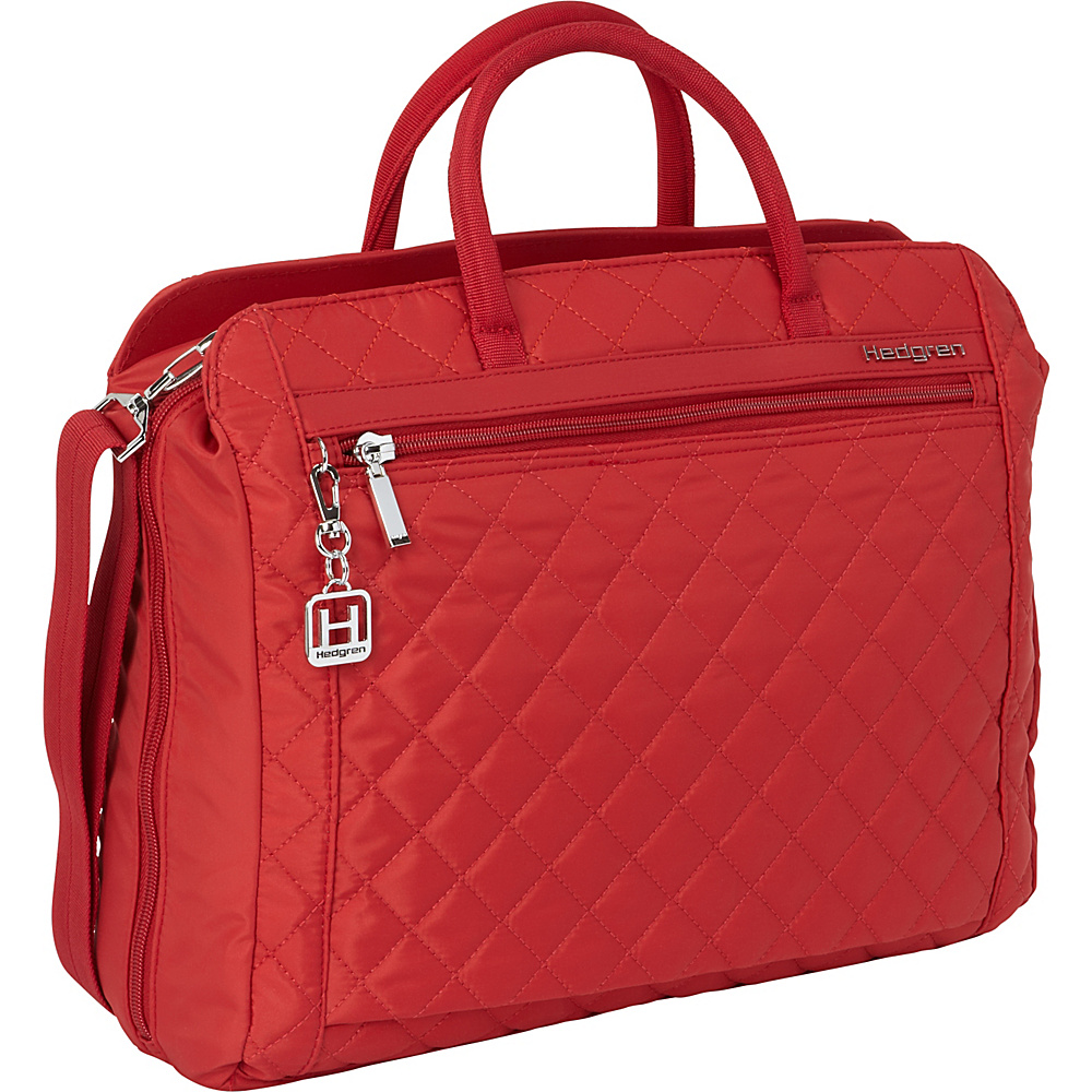 Hedgren Pauline Laptop Briefcase New Bull Red Hedgren Non Wheeled Business Cases
