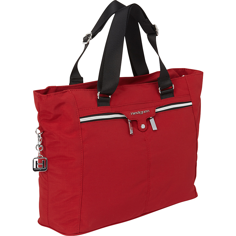 Hedgren Paddington Tote Chilli Pepper Red Hedgren Fabric Handbags