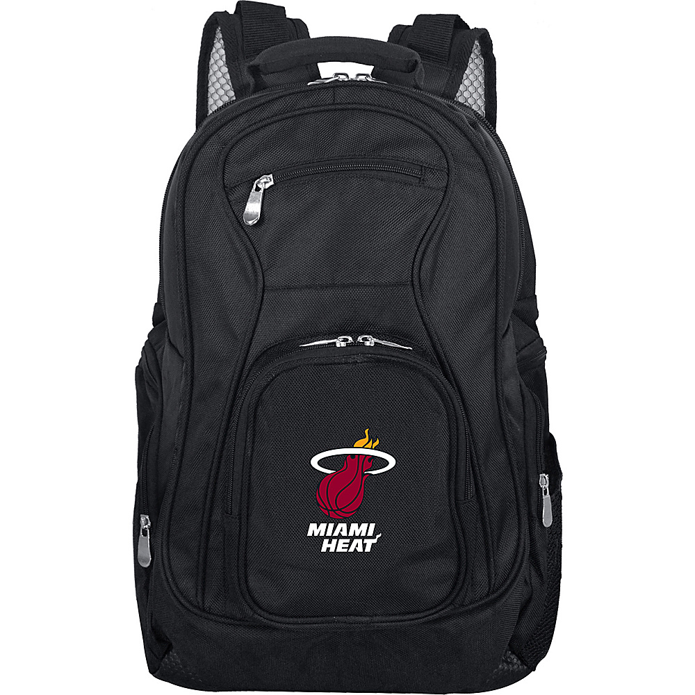 Denco Sports Luggage NBA 19 Laptop Backpack Miami Heat Denco Sports Luggage Business Laptop Backpacks