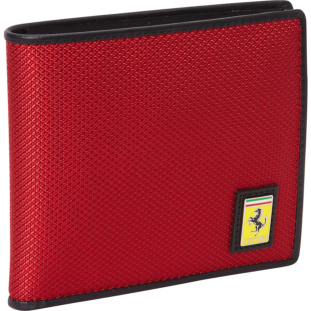 Ferrari Luxury Collection Utility Wallet With Coins Pocket Reds Ferrari Luxury Collection Mens Wallets