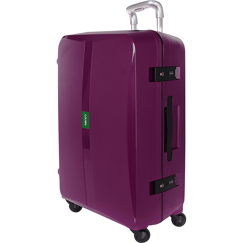 Lojel Octa Medium Luggage Purple Lojel Hardside Checked