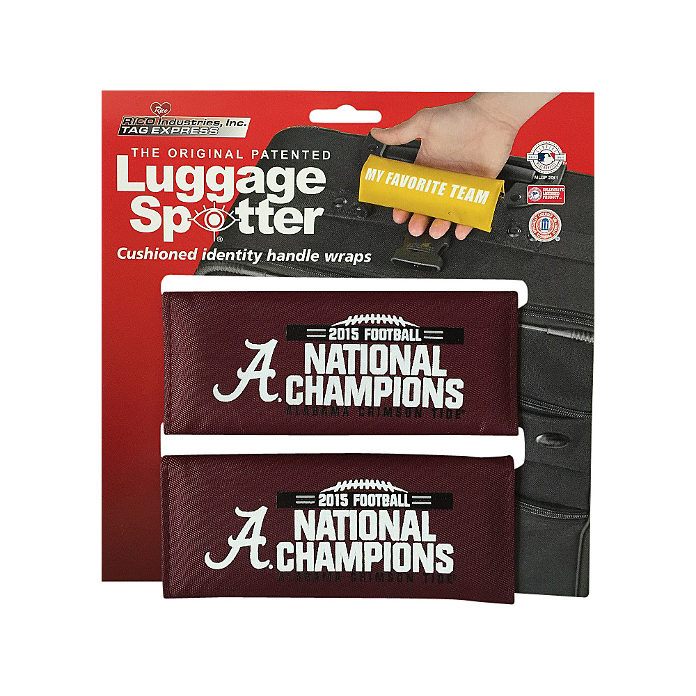 Luggage Spotters NCAA Alabama Crimson Tide Luggage Spotter Red Luggage Spotters Luggage Accessories