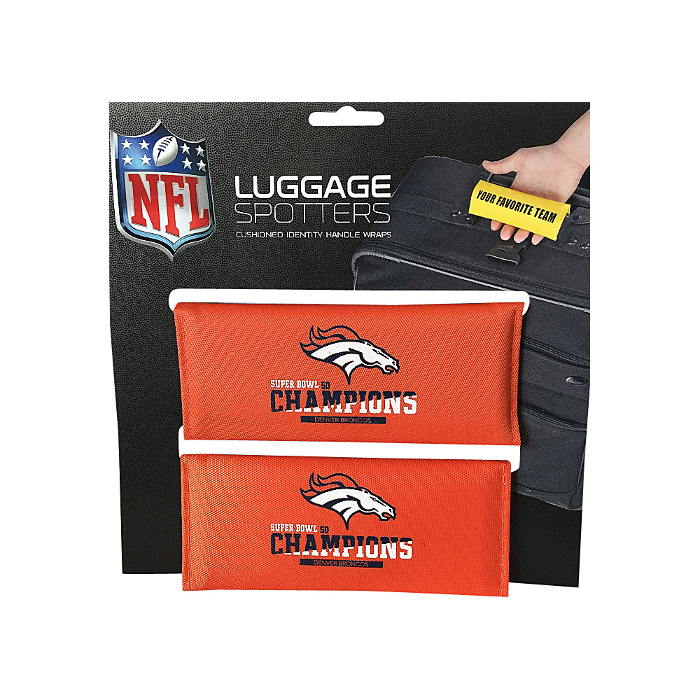 Luggage Spotters NFL Denver Broncos Luggage Spotter Orange Luggage Spotters Luggage Accessories