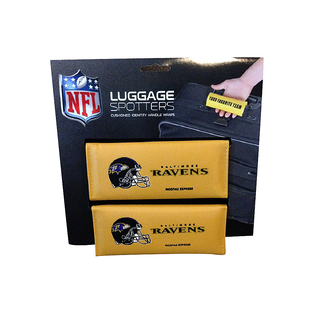 Luggage Spotters NFL Baltimore Ravens Luggage Spotter Black Luggage Spotters Luggage Accessories