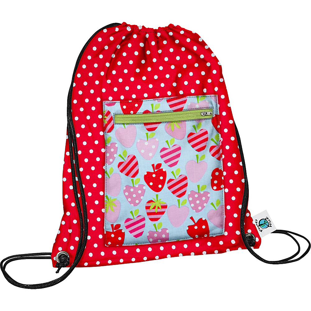 Planet Wise Sport Sack pack Strawberries Planet Wise School Day Hiking Backpacks
