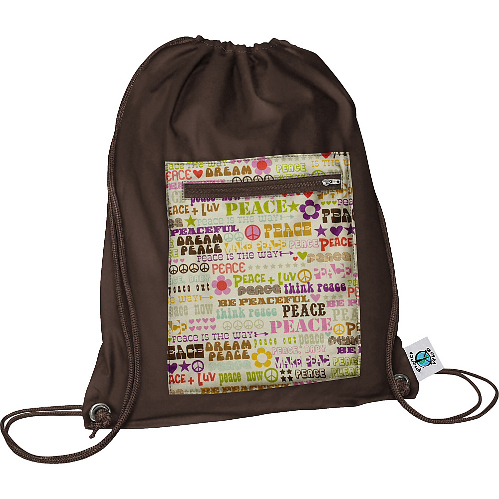 Planet Wise Sport Sack pack Think Peace Planet Wise Everyday Backpacks
