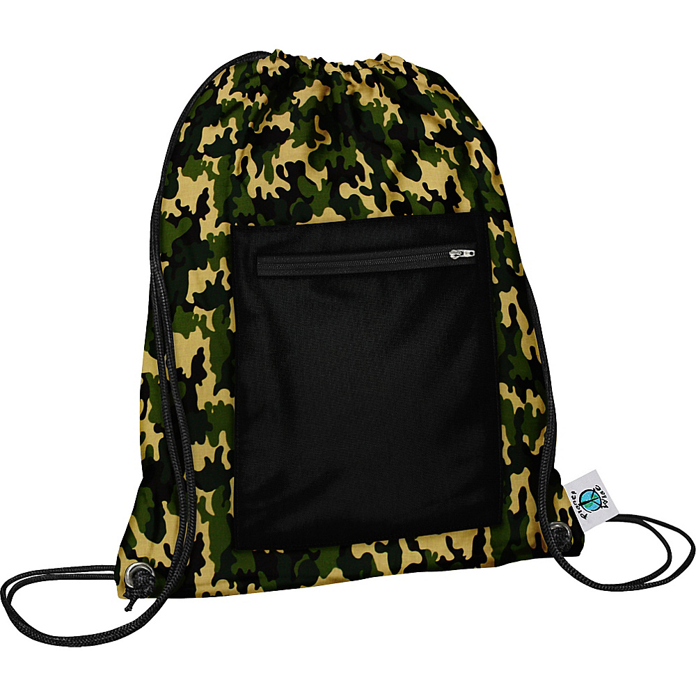 Planet Wise Sport Sack pack Camo Planet Wise Everyday Backpacks