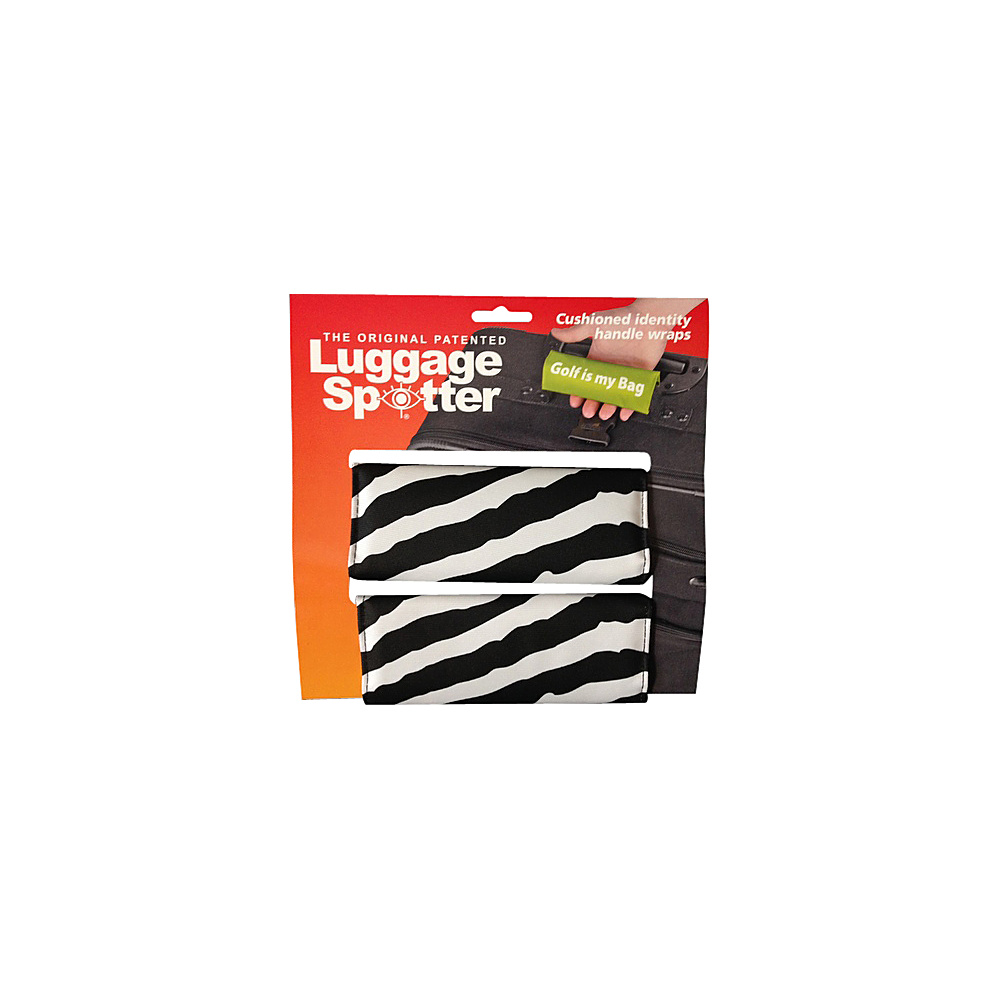 Luggage Spotters Designer Zebra Luggage Spotter Black Luggage Spotters Luggage Accessories